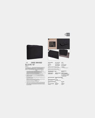 Custom recycled Case Logic Invigo 16" laptop sleeve - Black (Bk)