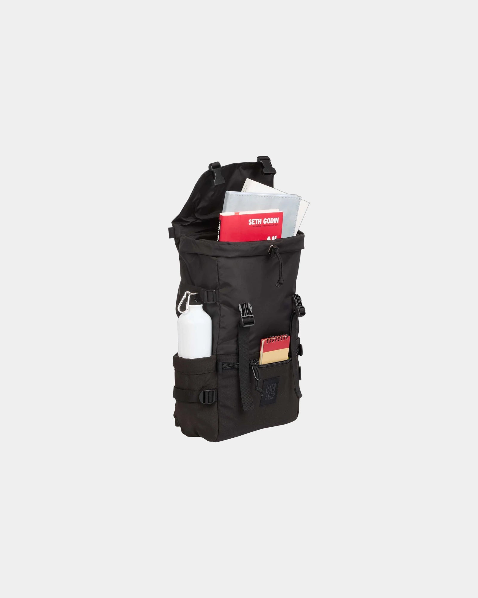 Custom recycled nylon 15" laptop backpack - 1