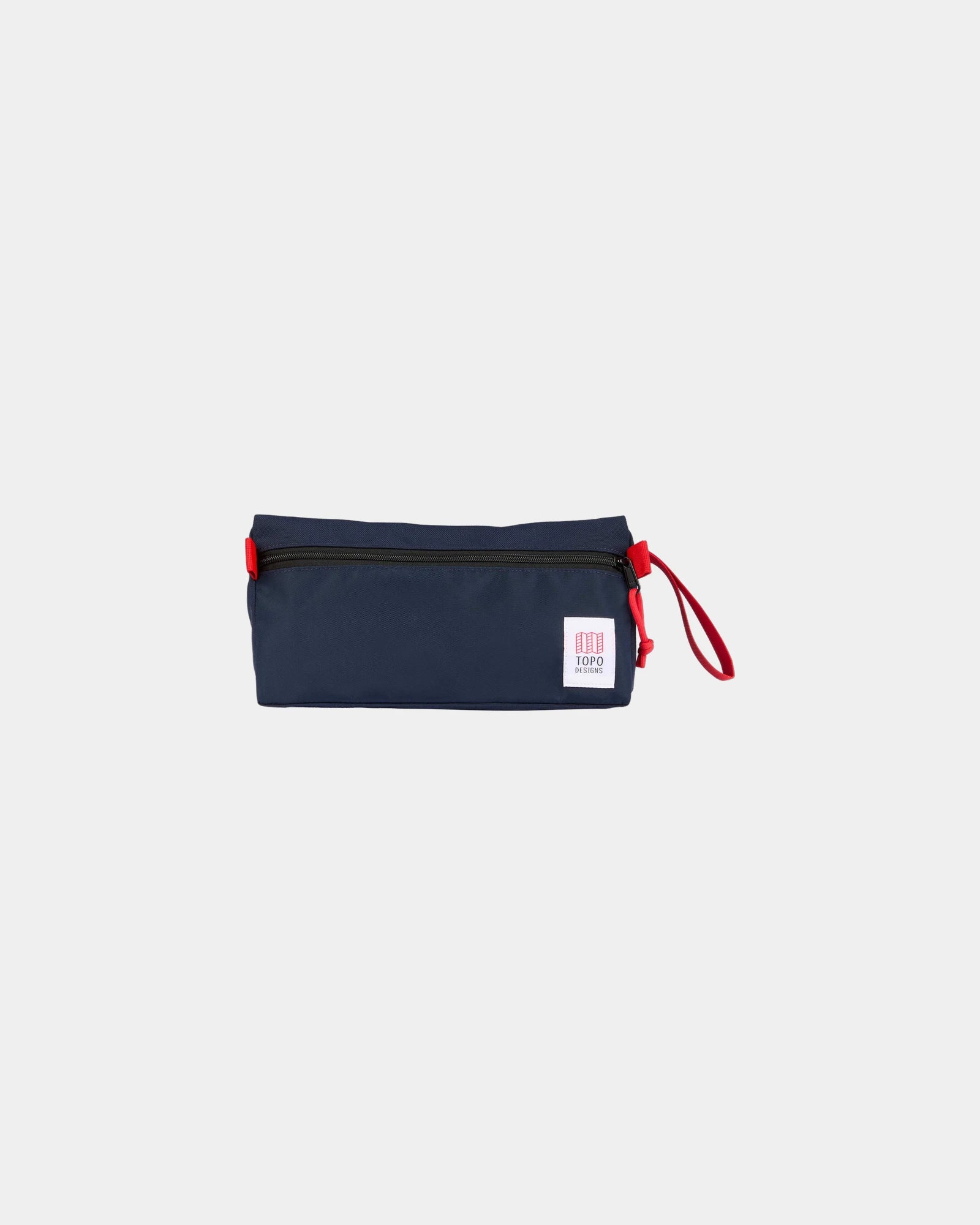 Custom recycled nylon Dopp kit travel bag - Navy (Ny)