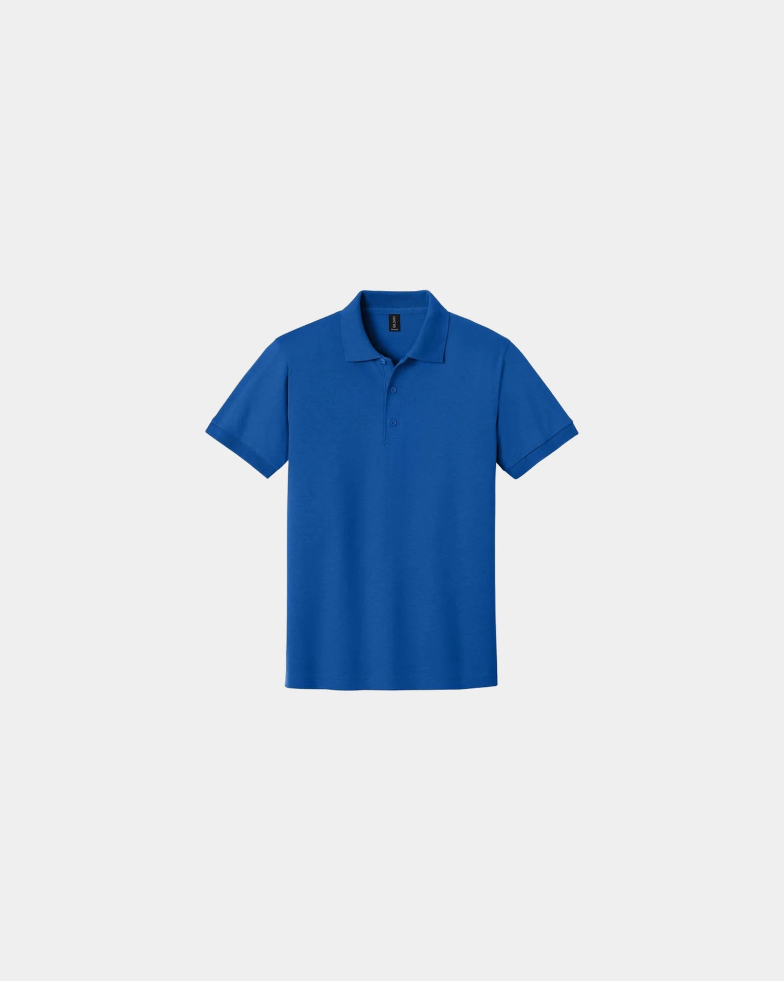 Custom moisture-wicking cotton blend polo shirt - Royal