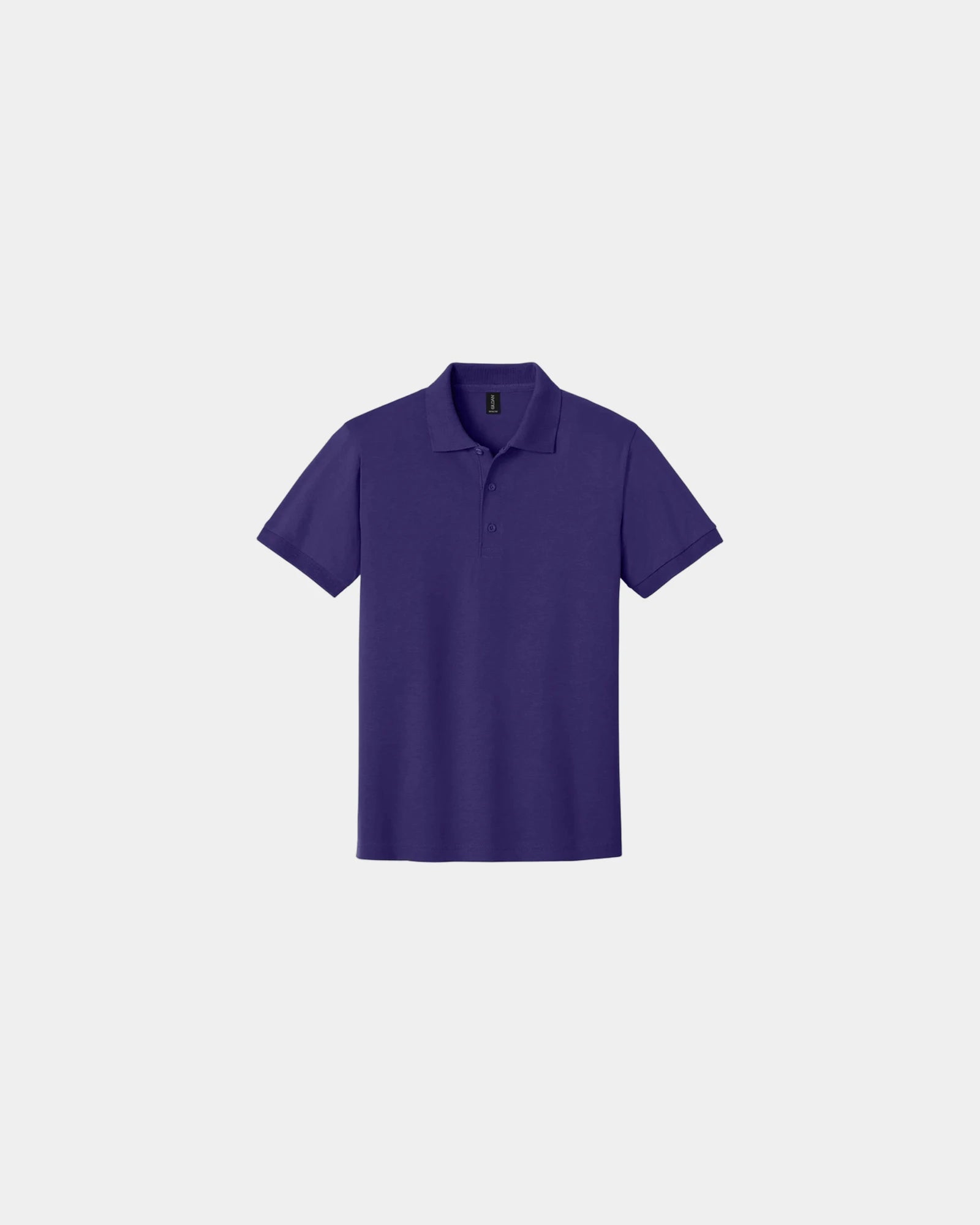 Custom moisture-wicking cotton blend polo shirt - Purple