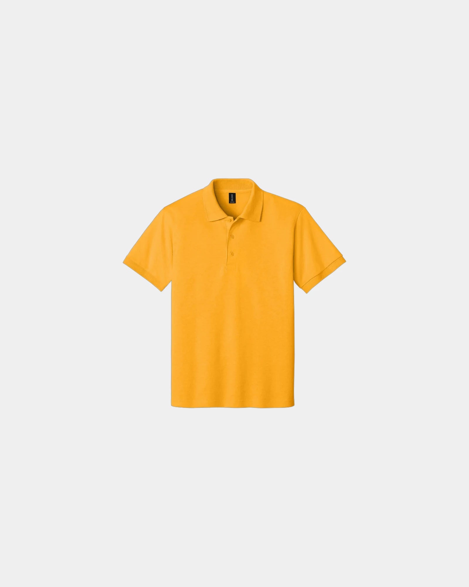 Custom moisture-wicking cotton blend polo shirt - Gold