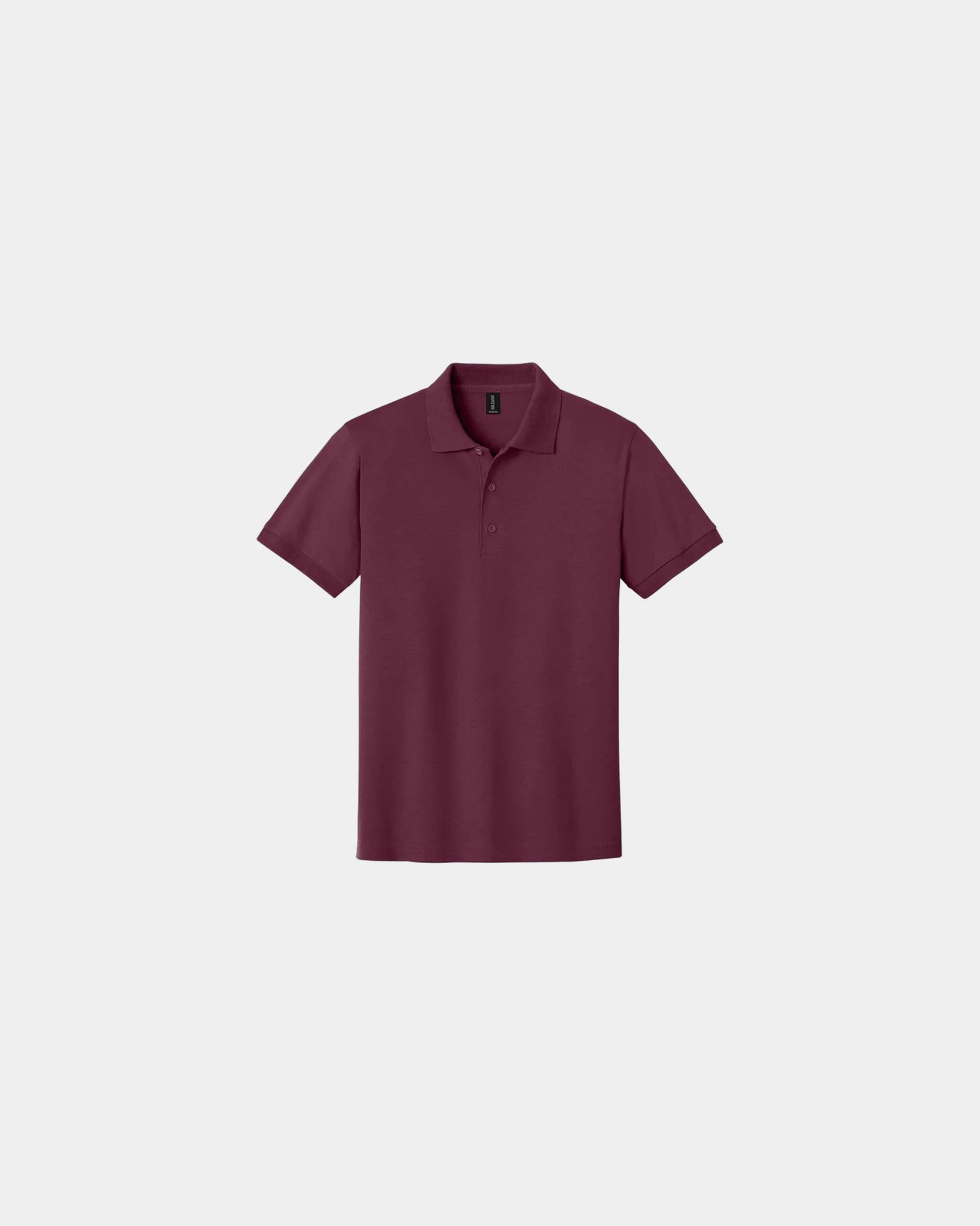 Custom moisture-wicking cotton blend polo shirt - Maroon
