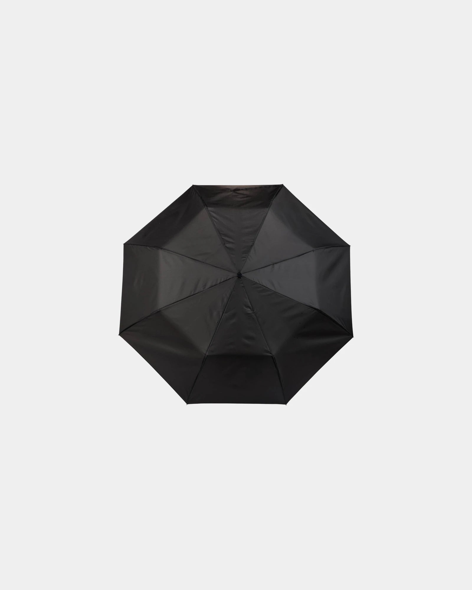 Custom polyester 42" folding umbrella compact mini - Black (Bk)