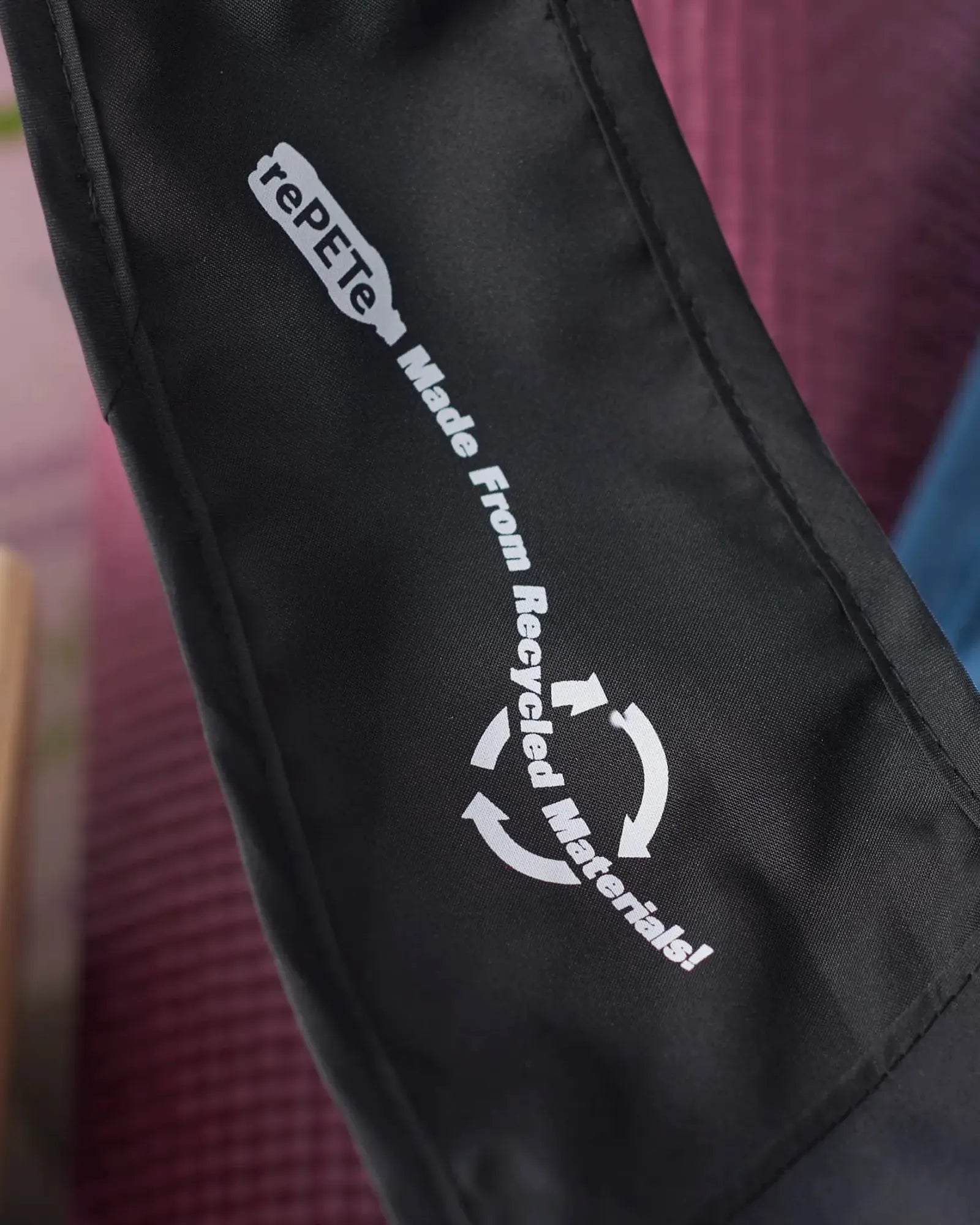 Custom recycled RPET crossbody tote bag - 12