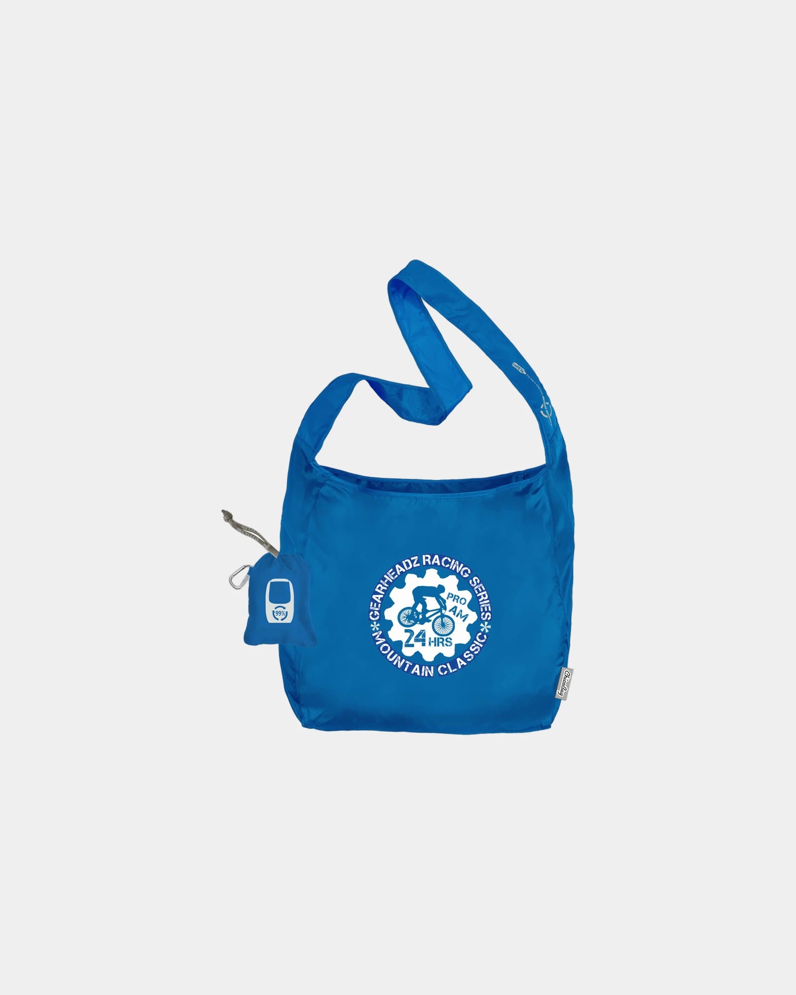 Custom recycled RPET crossbody tote bag - 15