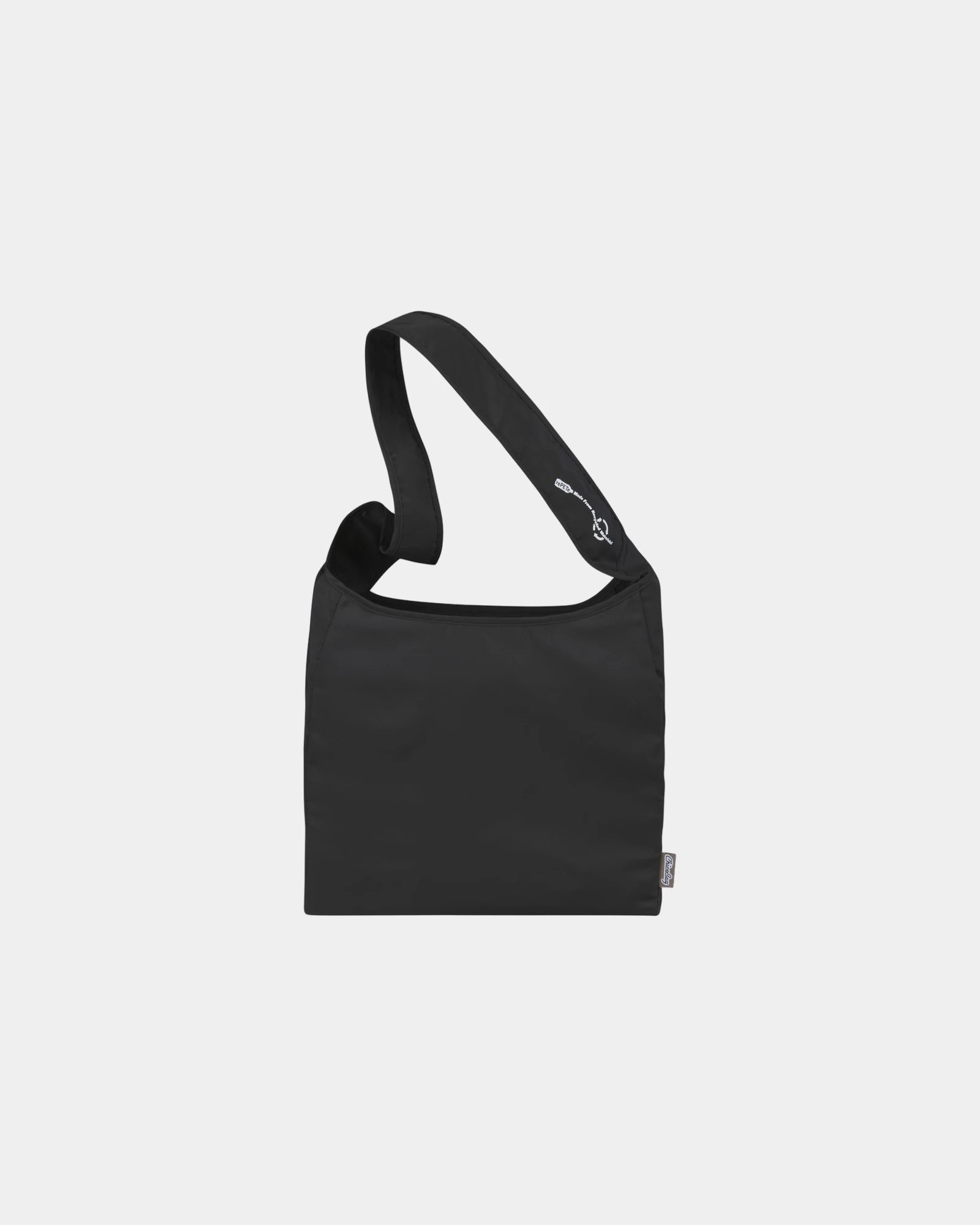 Custom recycled RPET crossbody tote bag - 1