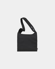 Custom recycled RPET crossbody tote bag - Black (Bk)