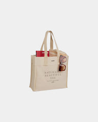 Custom organic cotton market tote bag 16 oz GOTS - 10