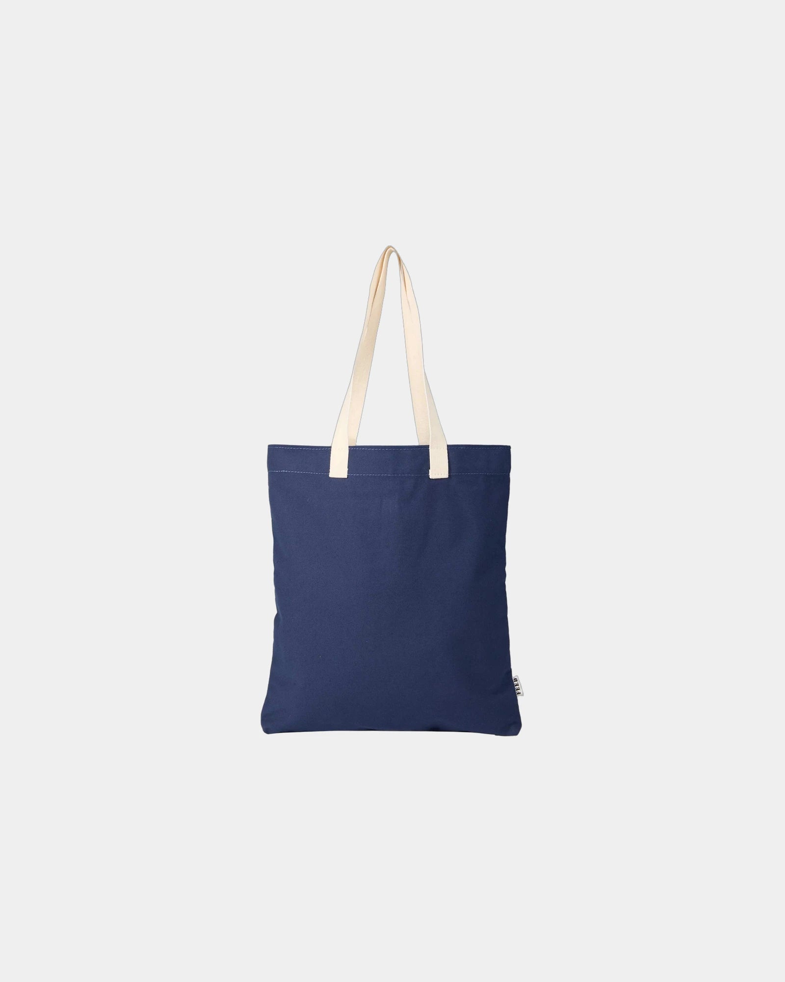 Custom organic cotton 16.5" convention tote bag - Navy (Ny)