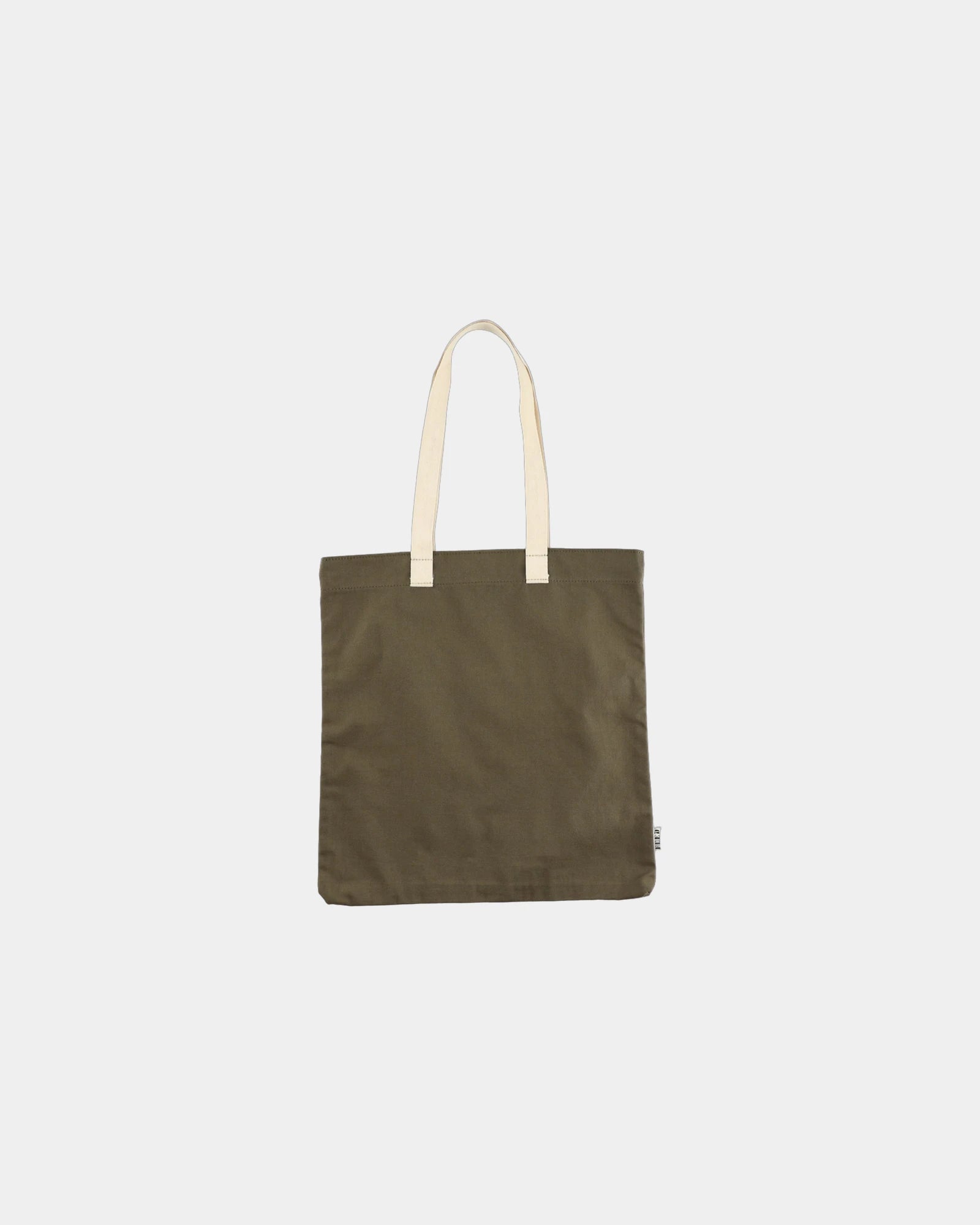 Custom organic cotton 16.5" convention tote bag - Olive (Ol)