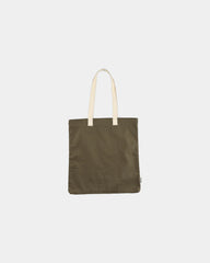 Custom organic cotton 16.5" convention tote bag - Olive (Ol)