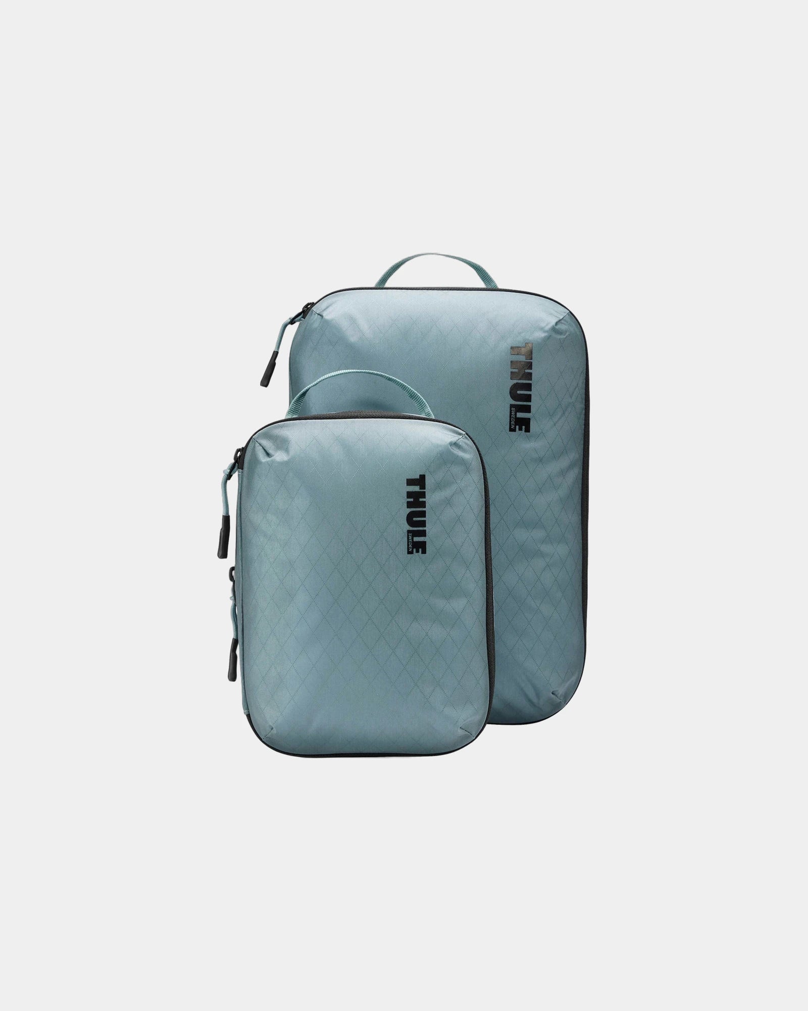 Custom expandable polyester packing cube set Thule - Pond Grey
