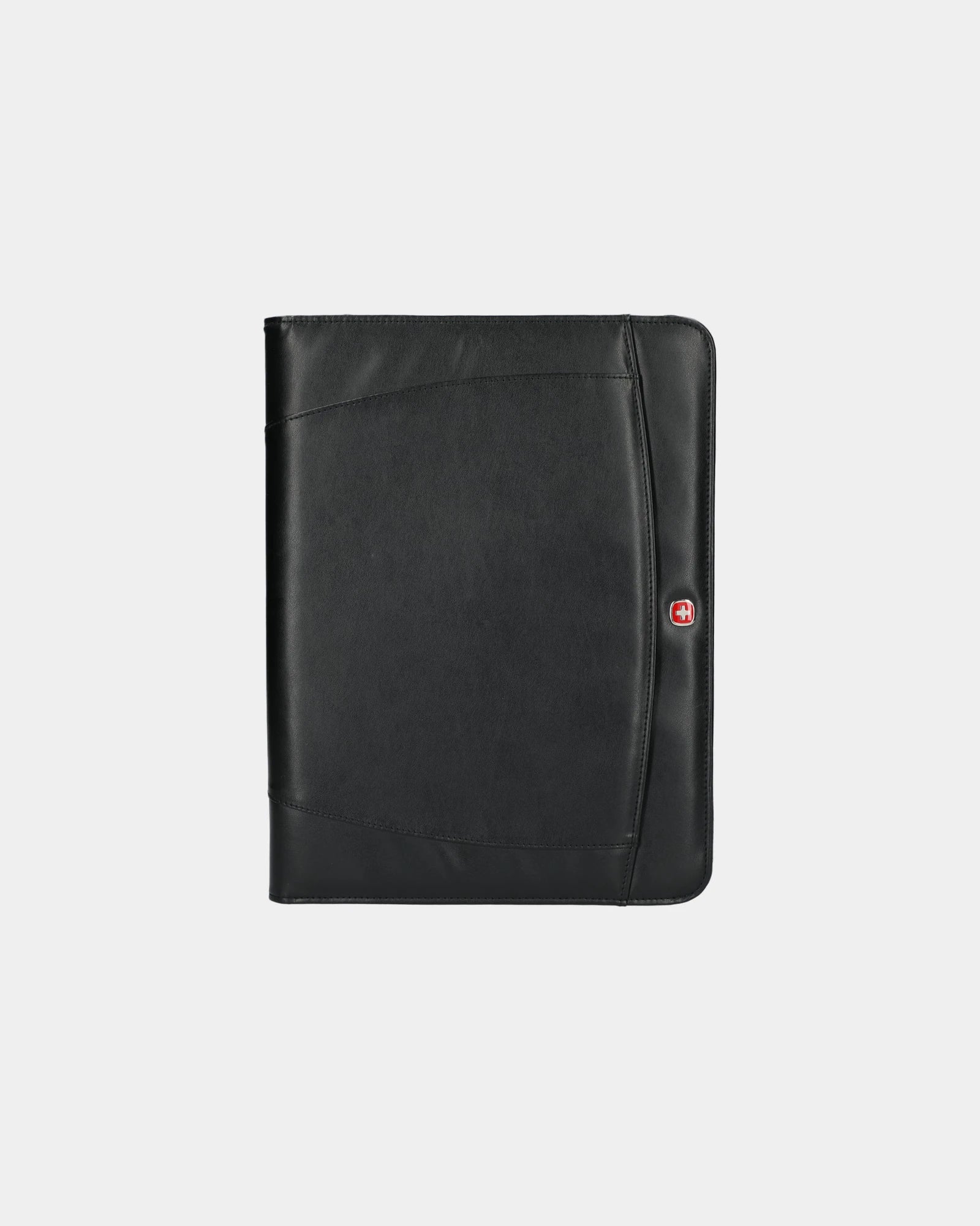 Custom recycled zippered padfolio Wenger - Black (Bk)