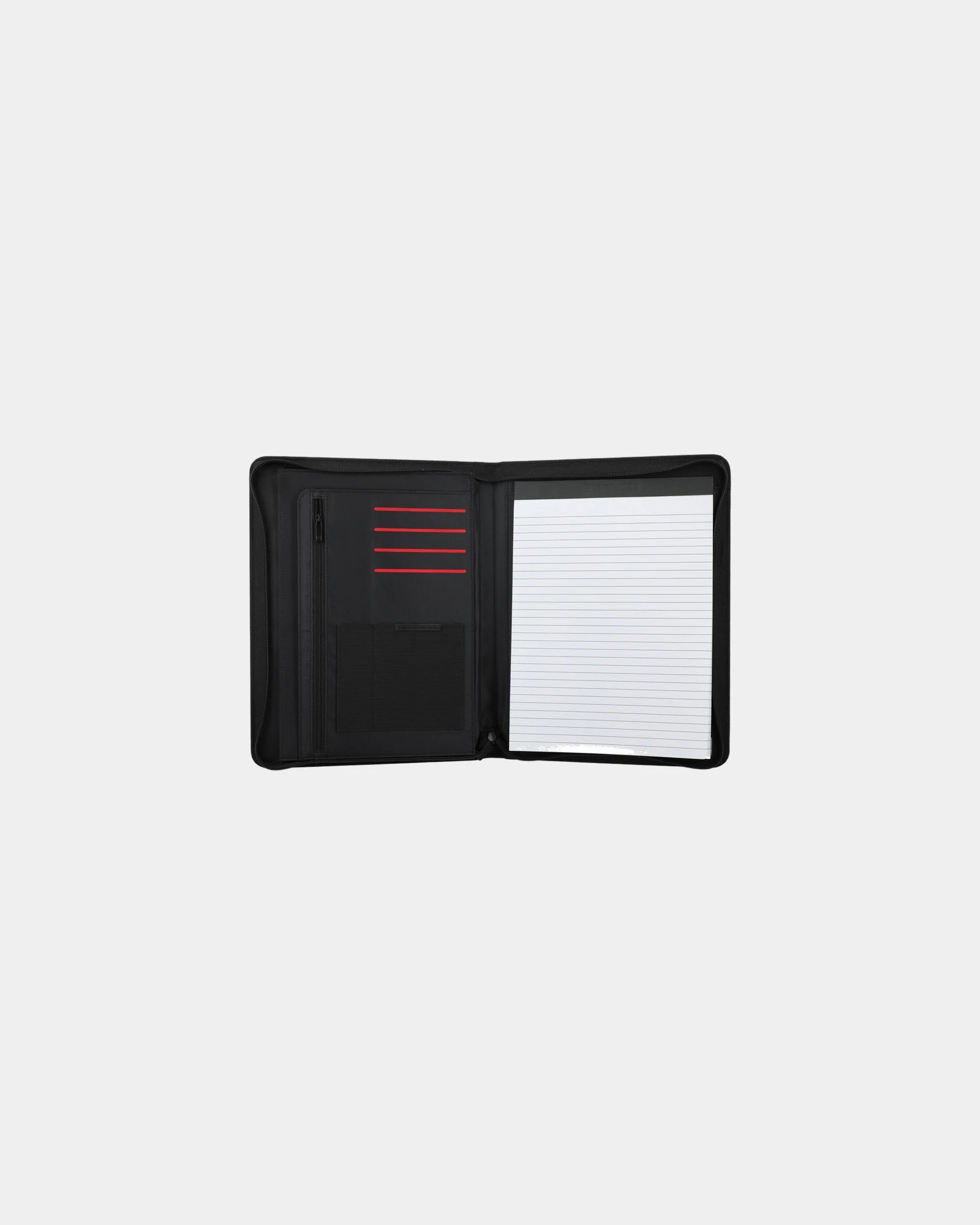 Custom recycled Wenger RPET zippered padfolio - 1