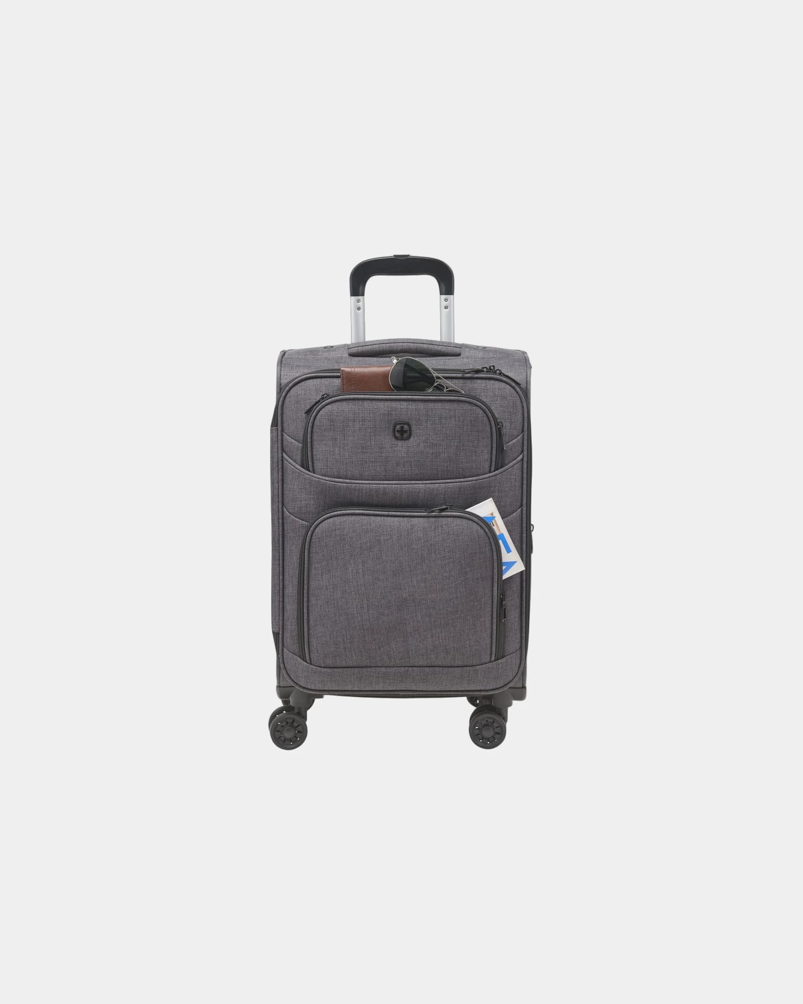 Custom RPET Wenger 21" Graphite Carry-On Luggage - 4