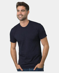 Custom triblend unisex T-shirt with tear-away label - Tri Midnight