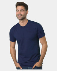 Custom triblend unisex T-shirt with tear-away label - Tri Indigo