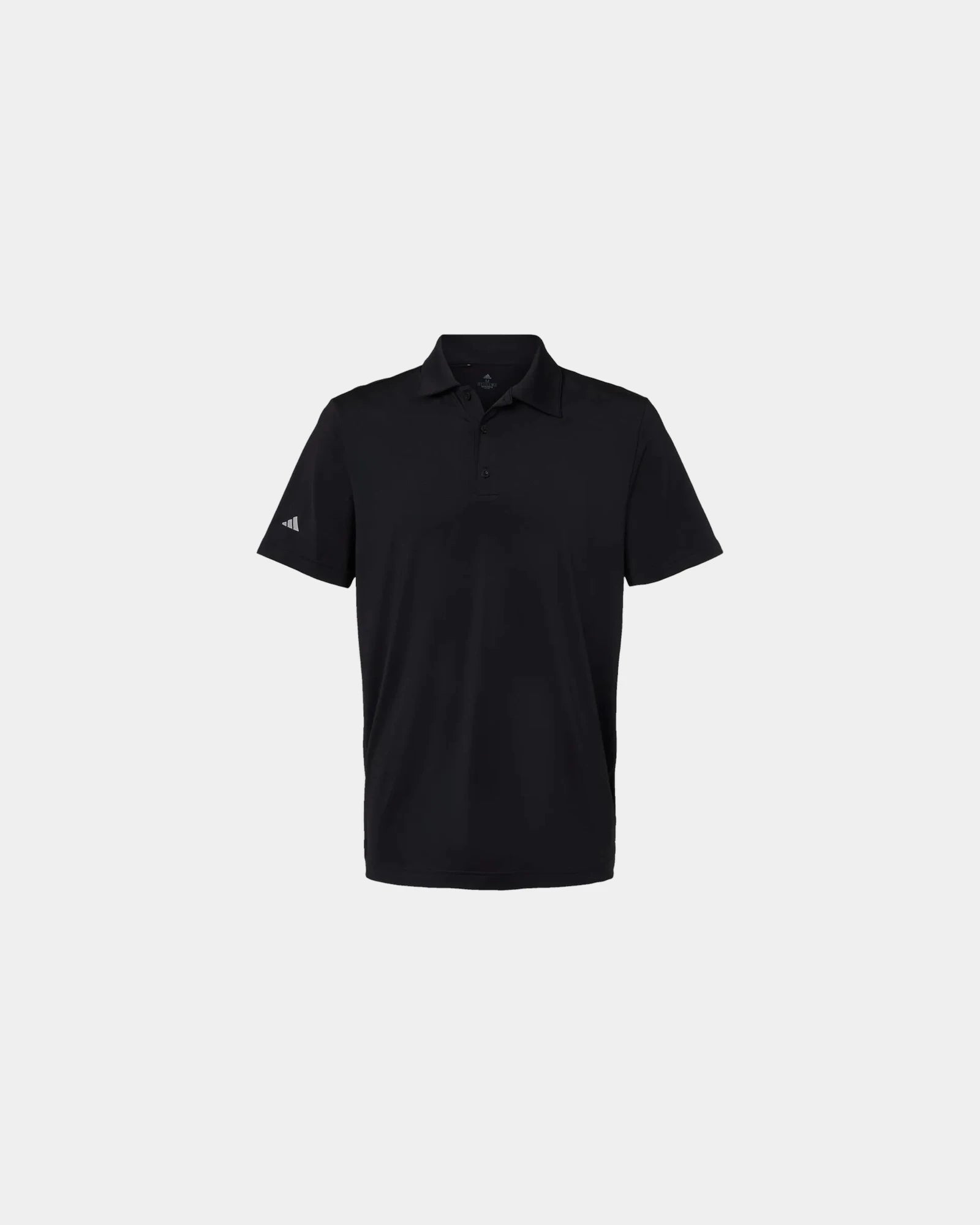 Custom recycled polo Adidas Men's Ultimate365 Solid - Black
