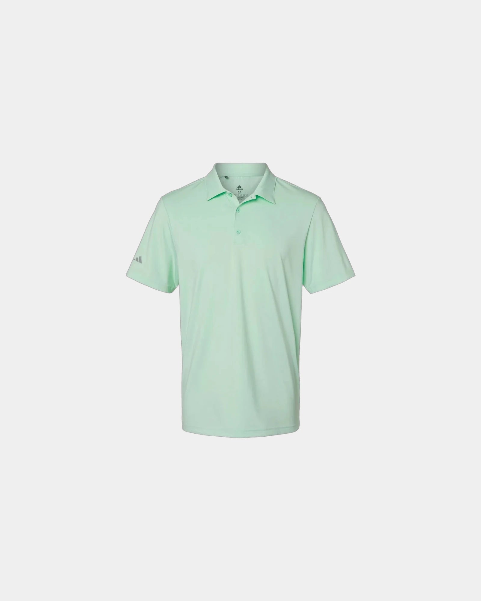 Custom recycled polo Adidas Men's Ultimate365 Solid - Clear Mint