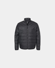 Custom recycled polyester Adidas 3-Stripes puffer jacket - Black