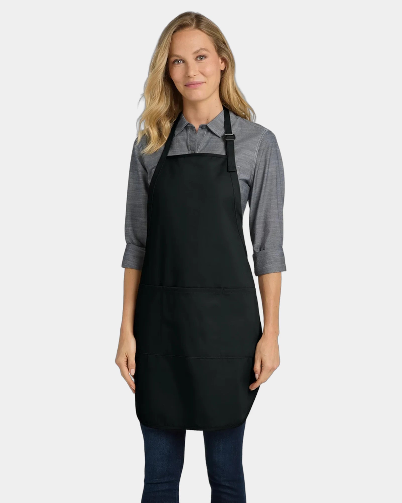 Custom stain-release apron Port Authority Full-Length - Black
