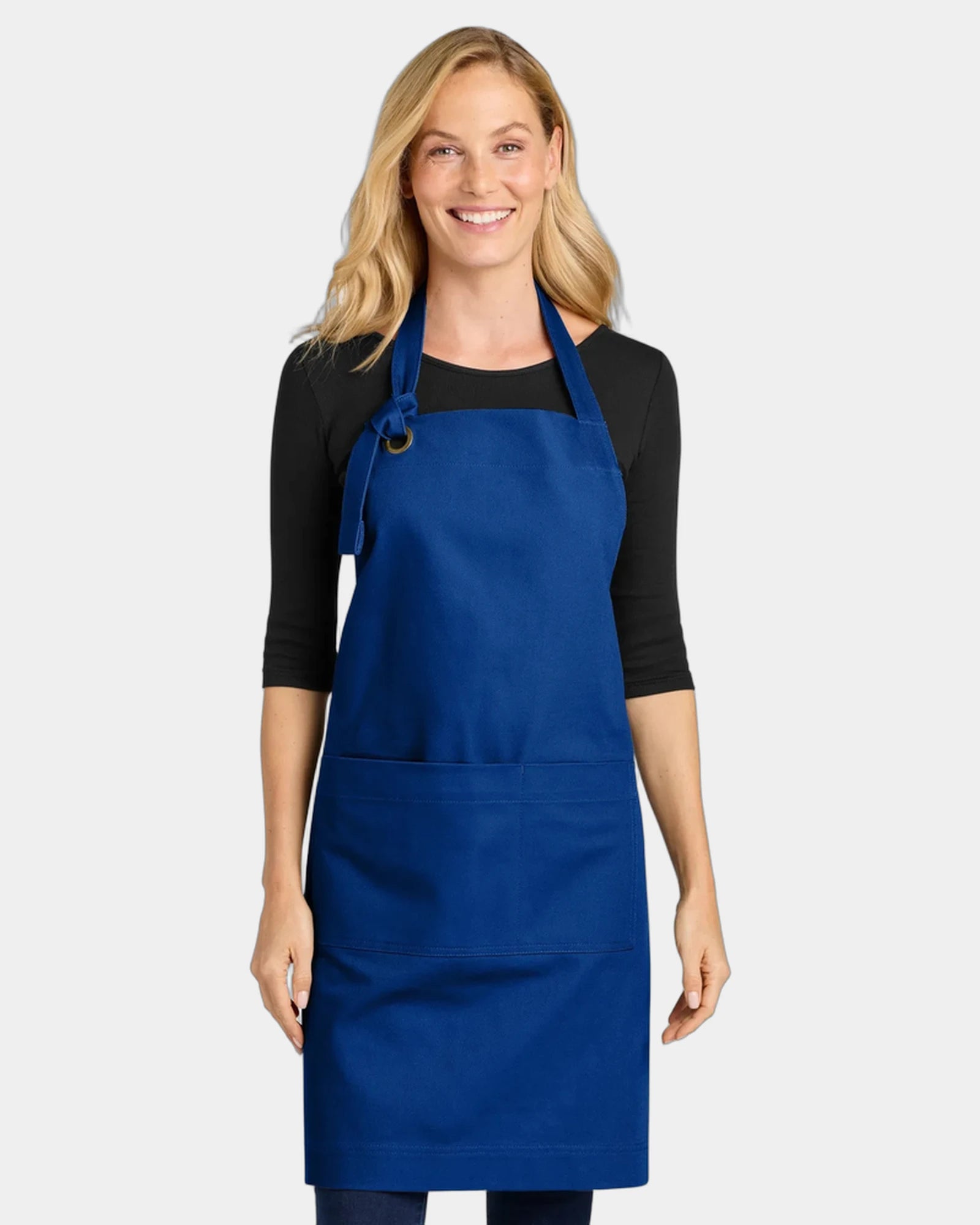 Custom cotton twill bib apron Port Authority - True Royal