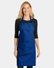 Custom cotton twill bib apron Port Authority - True Royal