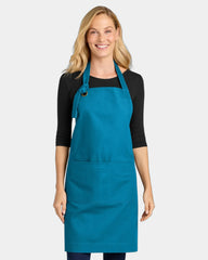 Custom cotton twill bib apron Port Authority - Parcel Blue