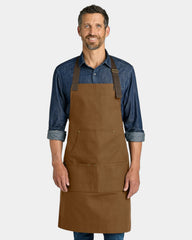 Custom cotton duck Apron Port Authority Signature - Duck Brown