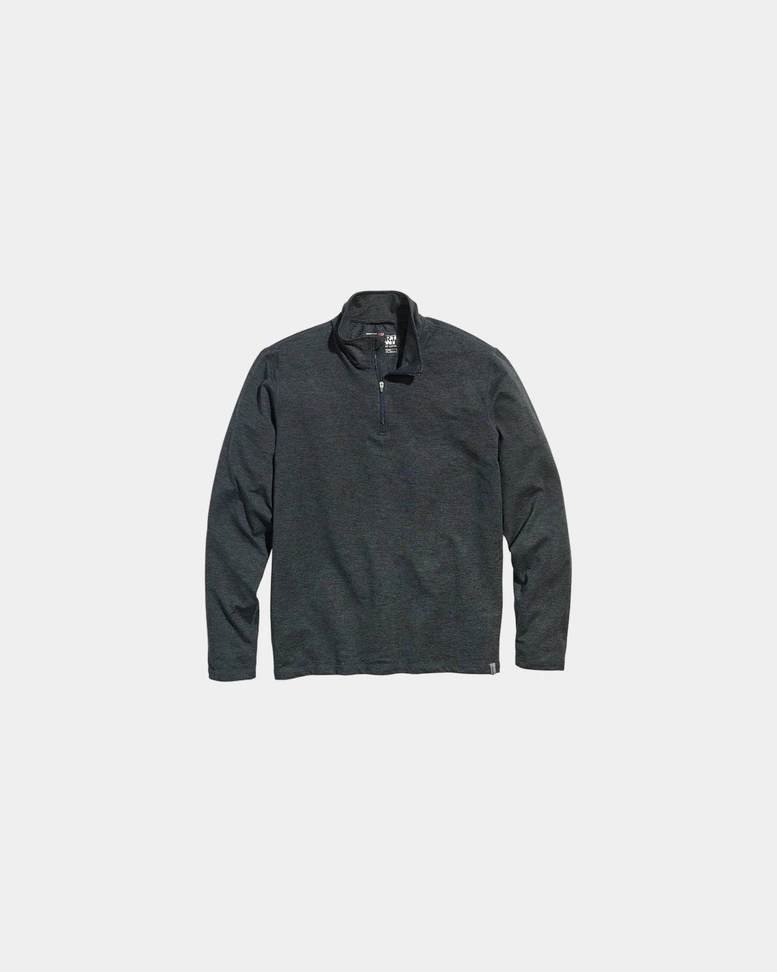 Custom moisture-wicking quarter zip pullover jacket - Charcoal