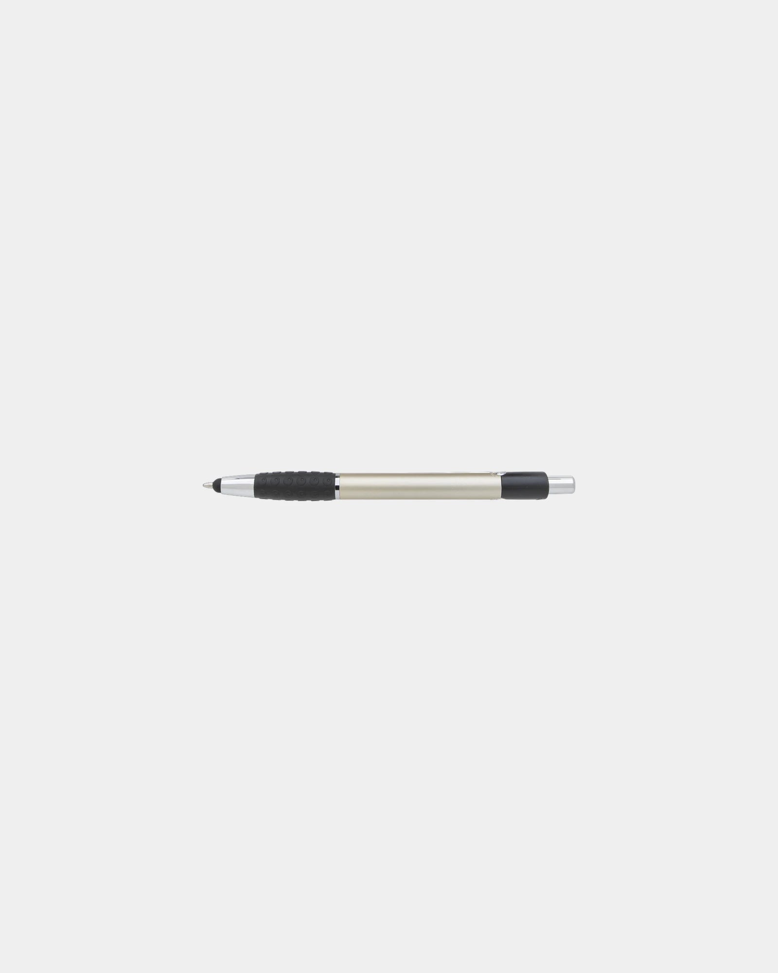 Custom metallic stylus pen with chrome accents - Champagne