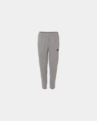Custom recycled fleece Adidas Game & Go sweatpants - Medium Grey Heather