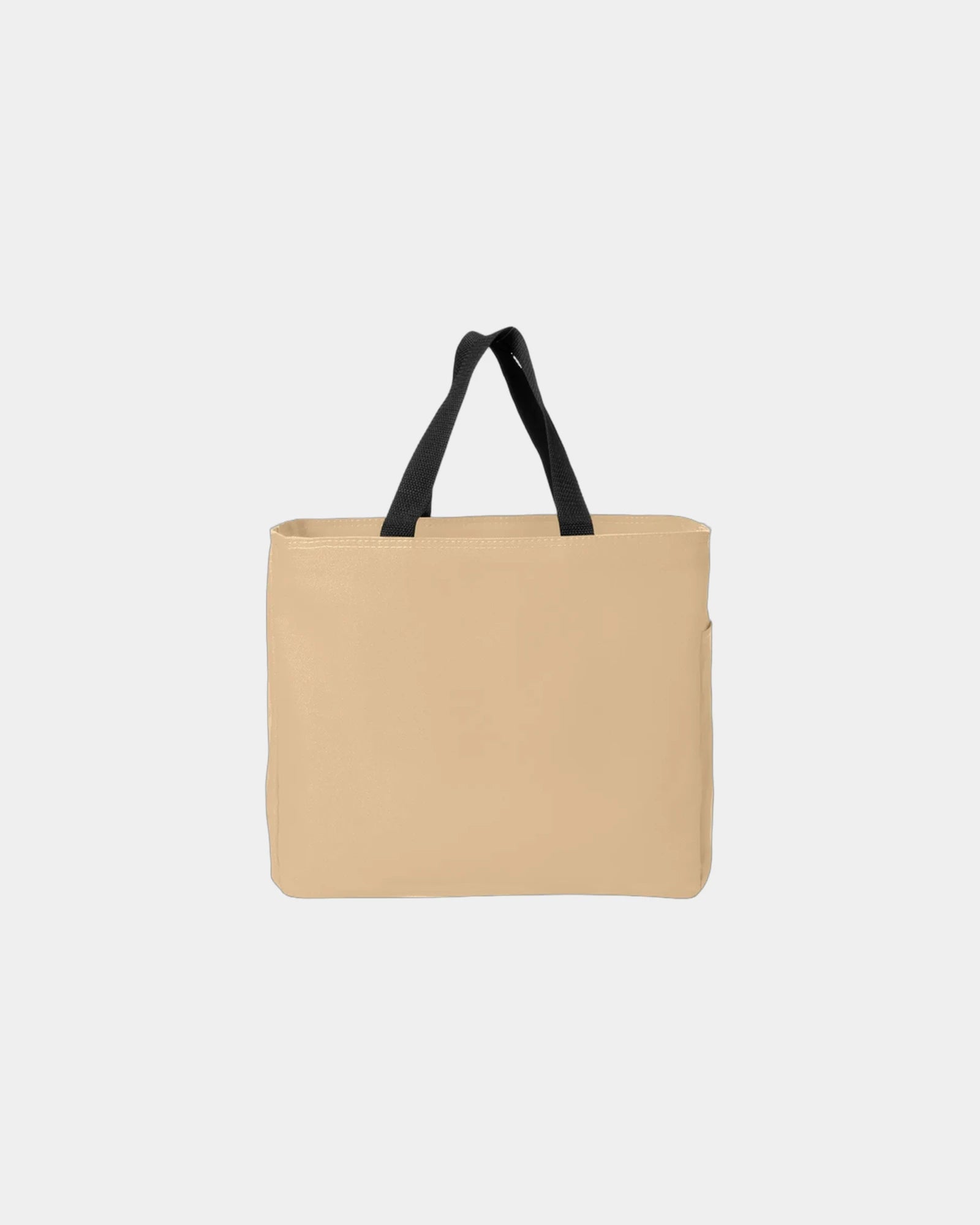 Custom polyester tote bag Port Authority Essential - Stone