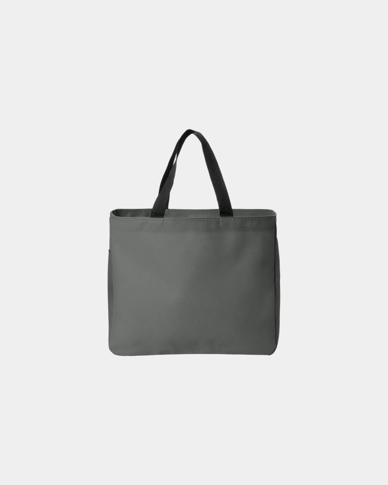 Custom polyester tote bag Port Authority Essential - Charcoal