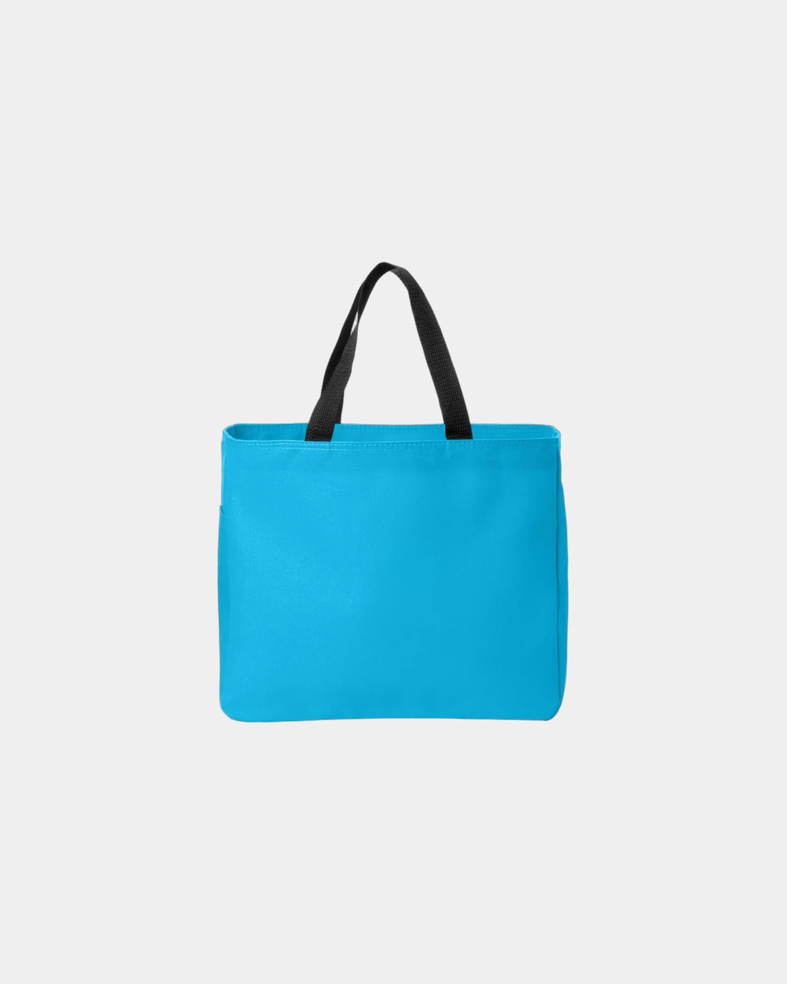 Custom polyester tote bag Port Authority Essential - Turquoise