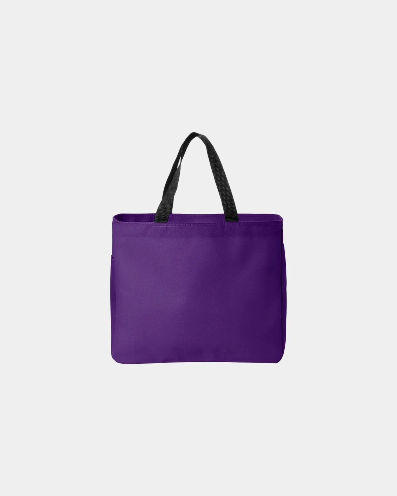 Custom polyester tote bag Port Authority Essential - Purple