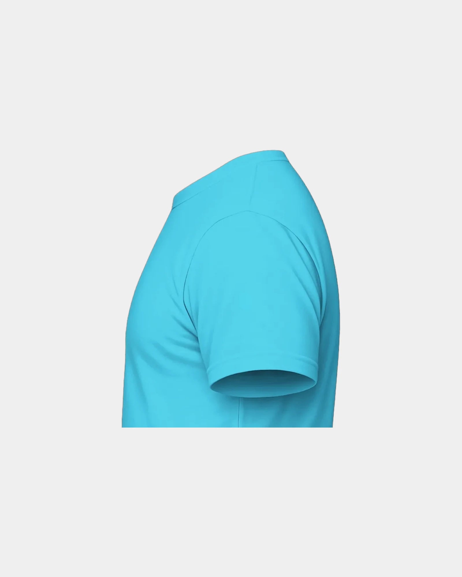 Custom recycled cotton blend unisex T-shirt - Heather Teal
