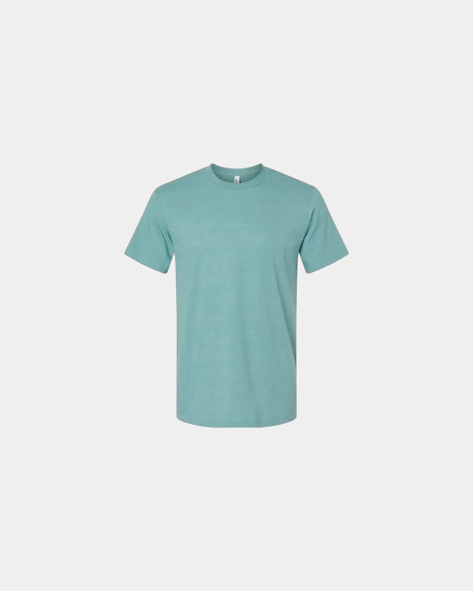 Custom recycled cotton blend unisex T-shirt - Heather Arctic