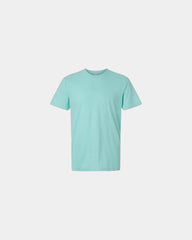 Custom recycled cotton blend unisex T-shirt - Heather Celadon