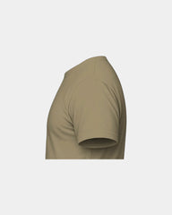 Custom recycled cotton blend unisex T-shirt - Heather Olive