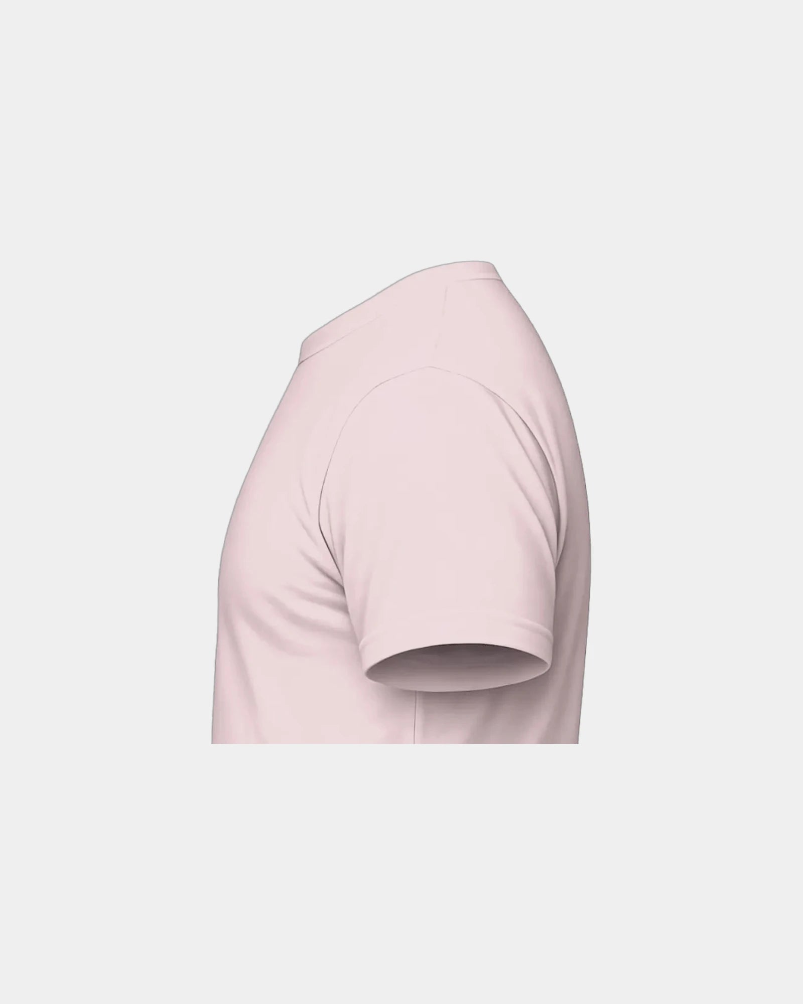 Custom recycled cotton blend unisex T-shirt - Heather Pink