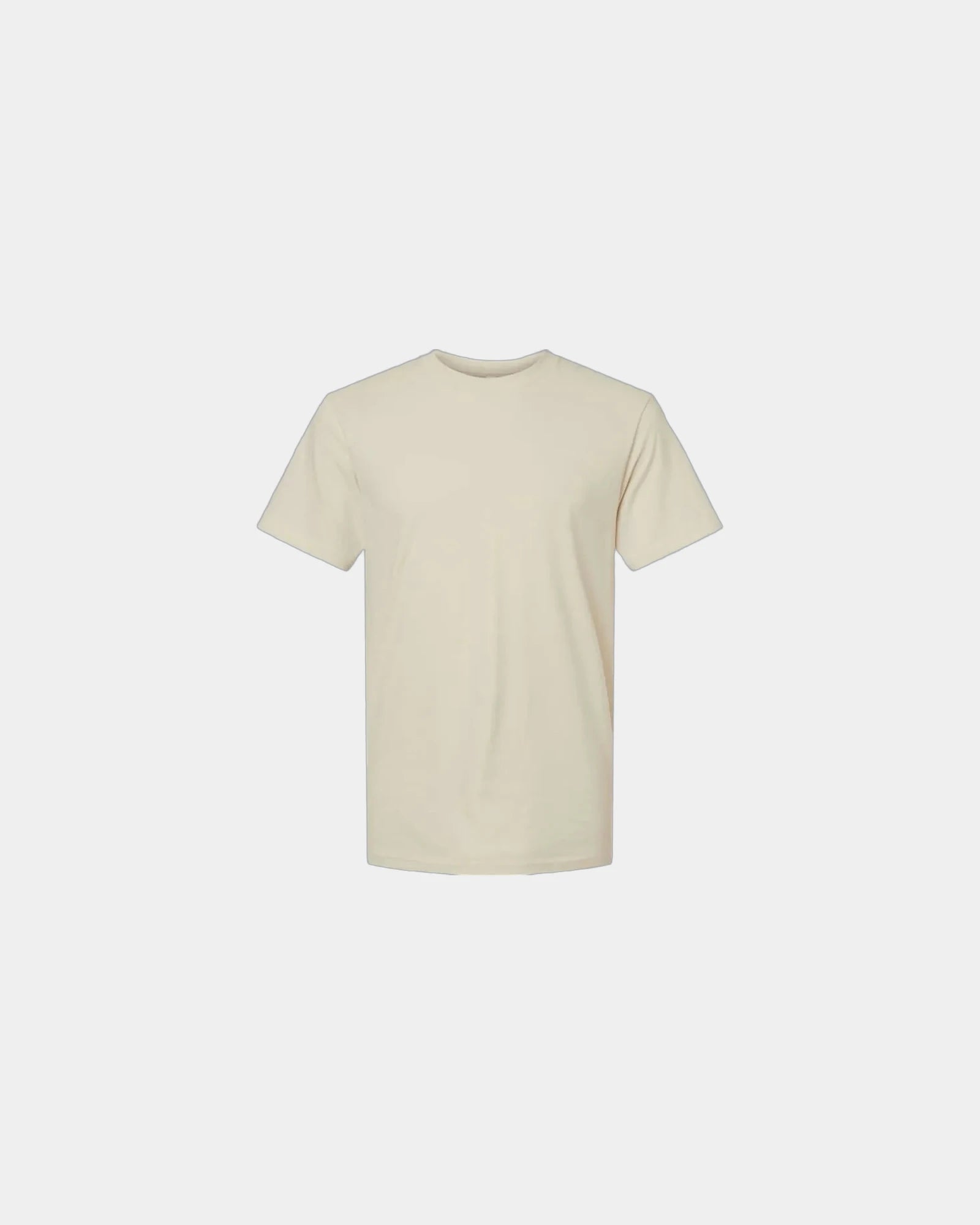 Custom recycled cotton blend unisex T-shirt - Heather Cream