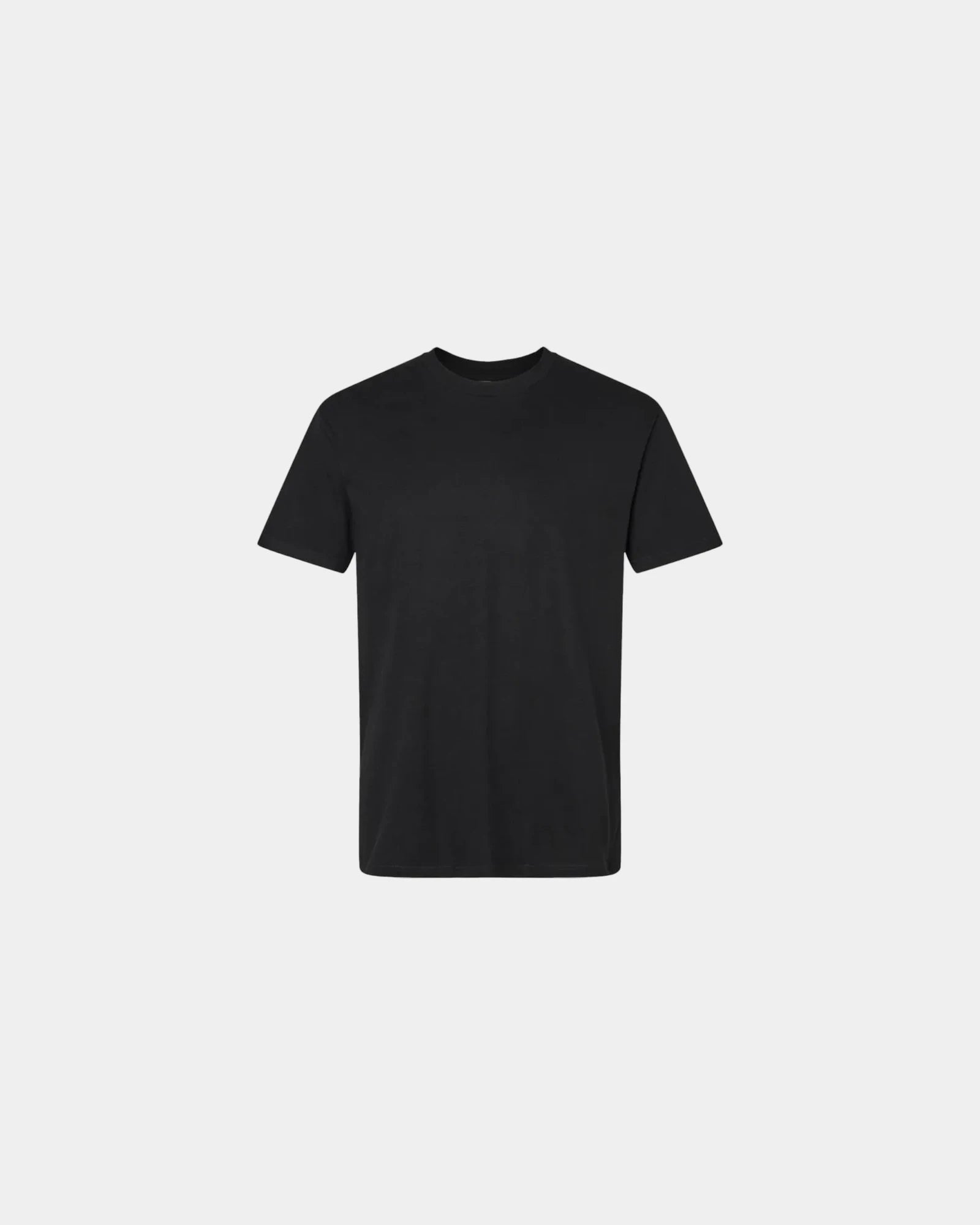 Custom recycled cotton blend unisex T-shirt - Black