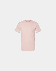 Custom recycled cotton blend unisex T-shirt - Heather Blush