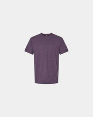 Custom recycled cotton blend unisex T-shirt - Heather Grape
