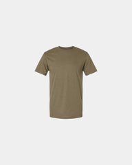 Custom recycled cotton blend unisex T-shirt - Heather Army
