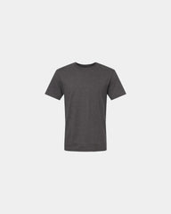 Custom recycled cotton blend unisex T-shirt - Heather Asphalt