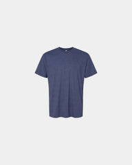Custom recycled cotton blend unisex T-shirt - Heather Indigo