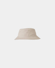 Custom cotton ripstop bucket hat with sewn eyelets - Khaki
